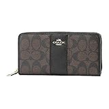 [コーチ] COACH 財布(長財布) F52859 ブラウン×ブラック ラグジュアリー シグネチャー PVC レザー アコーディオン ジップ アラウンド レディース [並行輸入品]