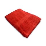 Pair of Red Hand Towels 