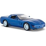 Chevrolet Corvette C5 Z06 Blue 1:24 Diecast Model Car