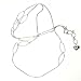 Sterling Silver Belly Ring Chain Dangle Body Jewelry Antique Indian Jewelry Max Length 37 " (b232)