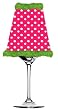 Get Lit Wine Glass Votive, Pink Dot Get Lit Wine Glass Votive, Pink Dot