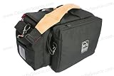Digital Camera Organizer Case with Removable Laptop Pocket (Red) Black with Red Trim L X W X H : 18 X 10 X 10