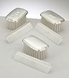Empire Silver Sterling Boys Comb & Brush Set With Shield