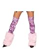 Fur Leg Warmer/Stocking (As Shown;One Size)