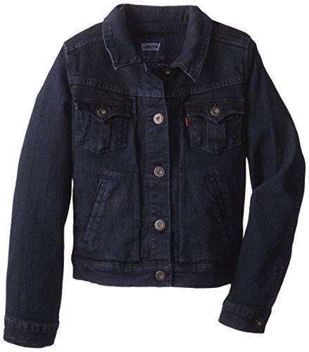 Levi's Big Girls' New Attitude Denim Jacket in Tailored Indigo