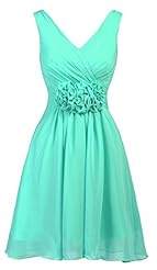 Chiffon Short Evening Dress/Bridesmaid Dress/Prom Dress/Party Dress 