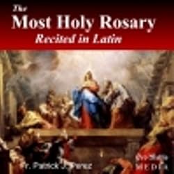 Traditional Catholic Most Holy Rosary in Latin CD