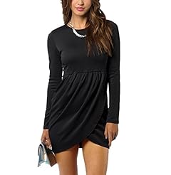 Sexy Cotton/Polyester Pleated Long Sleeves Spring Summer Wedding Dress 