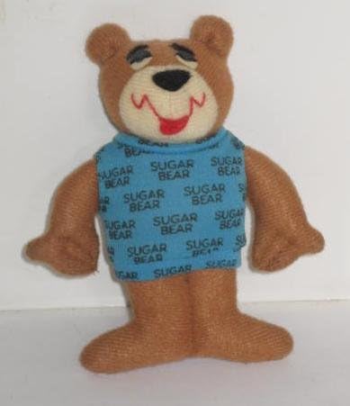 Vintage General Foods Sugar Bear Cereal Plush 4"