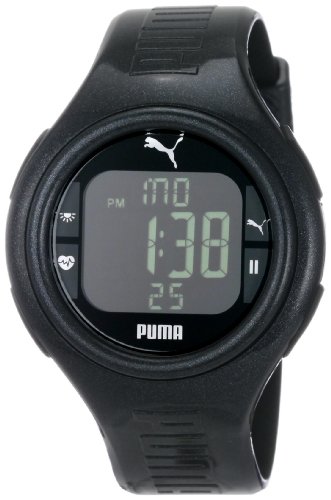 PUMA Men's PU910541006 Pulse Metallic Black Heart Rate Monitor Watch
