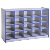 20 Tray Storage Cabinet Color: Blue, Bins: Not Included