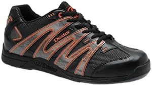 Dexter Zig Zag Bowling Shoes, Black/Grey/Orange, 14