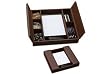 Chocolate Brown Leather Conference Room Organizer