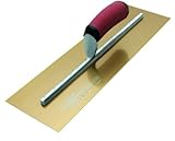 IMAGE OF MARSHALLTOWN The Premier Line 13GSFPD 13-Inch by 5-Inch Galvanized Steel PermaShape Trowel with DuraSoft Handle