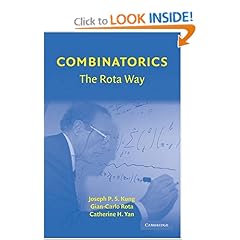 Combinatorics: The Rota Way (Cambridge Mathematical Library)