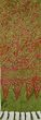 Batik Scarf - Butterflies on Chartreuse