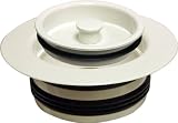 Monogram Brass 132956 White High Impact Plastic Disposal Stopper MB132956