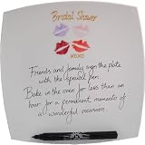 Bridal Shower Signing Plate