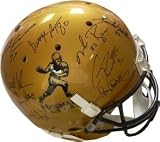 George Rogers Autographed/Hand Signed Heisman Trophy Winners Full Size Replica Schutt Gold Helmet- 1