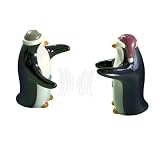 Grasslands Road Make It Merry Magnetic Penguin Salt-and-Pepper Set