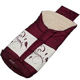 baby sleeping bag winter footmuff warmer for stroller car seat red with patternby Infantastic�