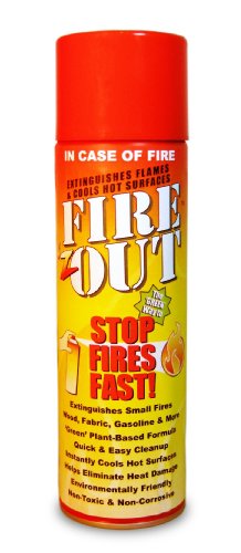 Fire'z Off FZOUT12 'Green' Fire Extinguishing Spray, 12 Ounces, Red