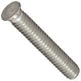 Stainless Steel 303 Press In Captive Stud, PEM Head, 1/4-20, 1/2 Length (Pack of 100)