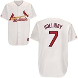 Majestic Matt Holliday St. Louis Cardinals Youth Replica Jersey-White (Medium)