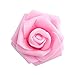 Pparty 3-Inch Fake Rose Heads, 30-Pieces, Deep Pink