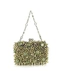 Maddalena Marconi Beaded Evening Clutch w/Chain Strap