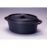 COCOTTE OVALE FONTE NOIRE D.33 -6,9L