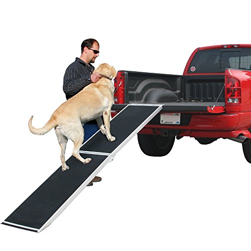 8 ft. Lightweight Extra Wide Folding Aluminum Pet Ramp coconuas91