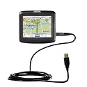 Classic Straight USB Cable for the Magellan Roadmate 1200 with Power Hot Sync and Charge capabilities - Gomadic Brand w/ TipExchange Technology