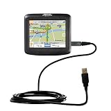 Classic Straight USB Cable for the Magellan Roadmate 1200 with Power Hot Sync and Charge capabilities - Gomadic Brand w/ TipExchange Technology