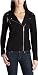 Kensie Women's Motorcycle Jacket,Black,Large