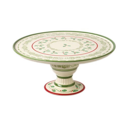 Pfaltzgraff Merriweather Christmas Cake Stand
