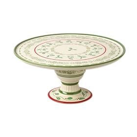 Pfaltzgraff Merriweather Christmas Cake Stand