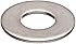 Steel Flat Washer, Zinc Plated Finish, DIN 125, Metric, M8 Screw Size, 8.4 mm ID, 16 mm OD, 1.6 mm Thick (Pack of 100)