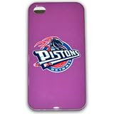 Detroit Pistons Hard Case for Apple Iphone 4g (At&t Only) Jc128q+ Free Screen Protector