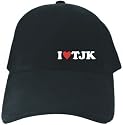 CAPS BLACK EMBROIDERY " I LOVE TAJIKISTAN - ISO CODE "
