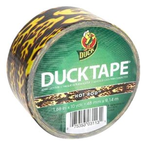 Duck Brand 1407669 1.88-Inch by 10-Yard Duck Tape, Flames