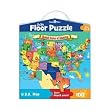 MASTERPIECES 100 PC USA UNITED STATES FLOOR MAP PUZZLE