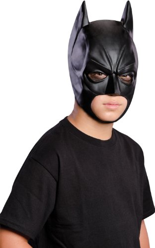 Batman: The Dark Knight Rises: Batman 3/4 Mask, Child Size (Black)
