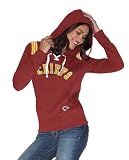 NFL Women's Kansas City Chiefs Lace Up Hoody (Red, Large)