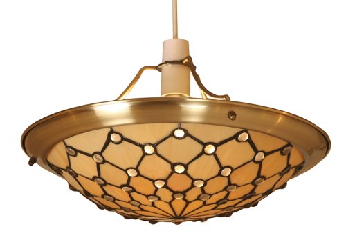 Oaks Lighting Tiffany-H&auml;ngelampe Jewel