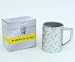 Silver Diamond Plate Construction Mug Coffee Cup, Mr. Fix It DIY Man Gift