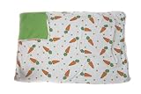 New Jammies Organic Cotton Baby Blanket 30 x 40 Carrot Top Kisses