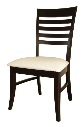 International Concepts C34-21UPP Upholstered Dark Walnut