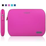 Kamor 13 13.3 14 inch Water-resistant Neoprene Laptop Sleeve Case Bag/Notebook Computer Case/Briefcase Carrying Bag/Skin Cover for Acer/Asus/Dell/Fujitsu/Lenovo/HP/Samsung/Sony/Toshiba(Rose)
