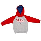 Philadephia Phillies Toddler Colorblock Hooded Sweatshirt by Majestic Athletic